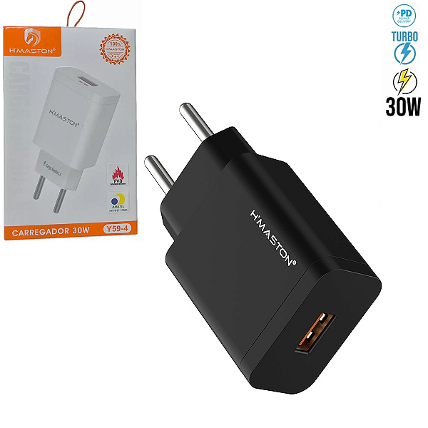 Carregador Fonte Turbo USB 30w - H'maston Y59-4