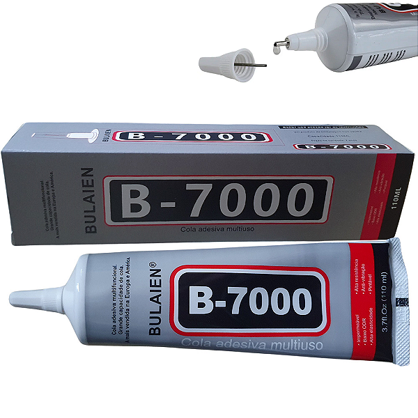 Cola Adesiva Para Manutenção Tela Reparo Display de Celular 110ml Transparente - Bulaien B-7000