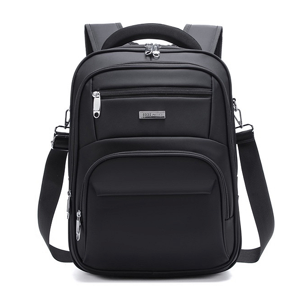 Mochila Para Notebook até 14" Unissex à Prova D'Água Escolar Cor Preto - Aco 1501