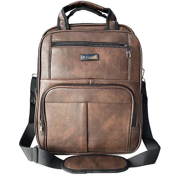 Mochila Para Notebook Unissex Couro Sintético Marrom em São Luís
