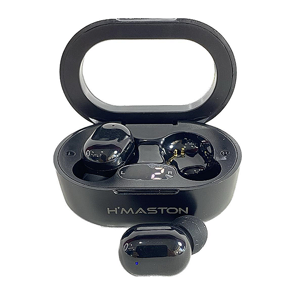 Fone de Ouvido Bluetooth 5.3 Sem Fio Intra-Auricular, Estéreo, Preto - H'maston F911