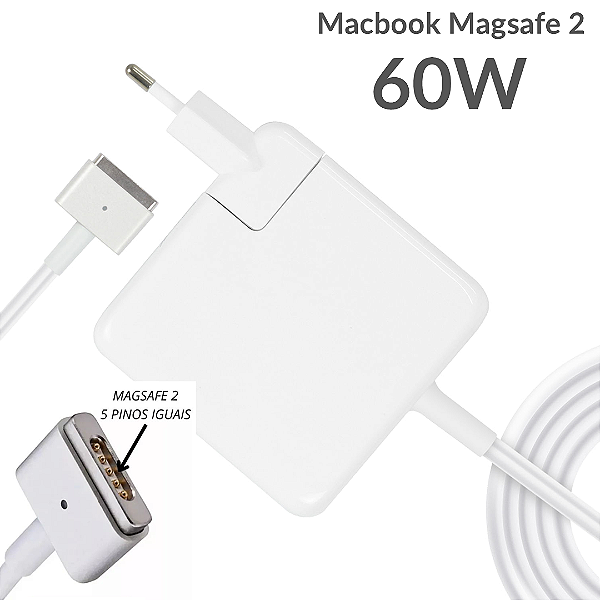 Fonte Carregadora MacBook 60W Magsafe 2 - Knup KP-AP05