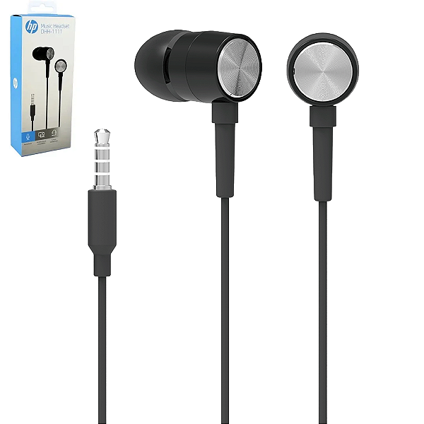 Fone de Ouvido Conexão P2, Intra Auricular, Som Estéreo - HP DHH-1111