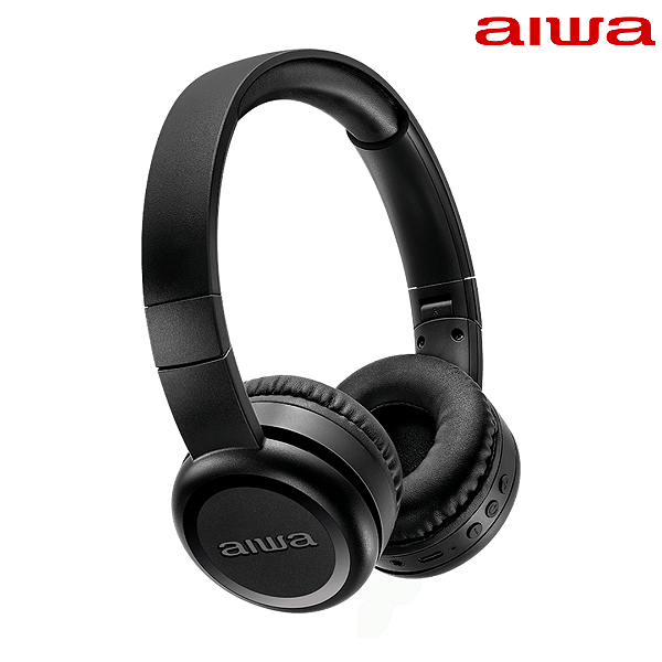 Headphone Bluetooth Bateria de até 100 Horas e Som Hi-Fi - Aiwa AWS-HP-03-B