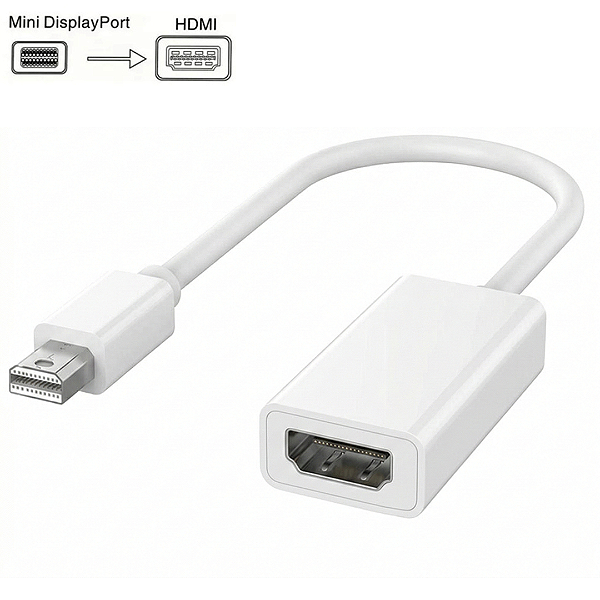 Cabo Adaptador Mini DisplayPort / Thunderbolt para HDMI, Apple MacBook e PC - Kross KE-CBS0103