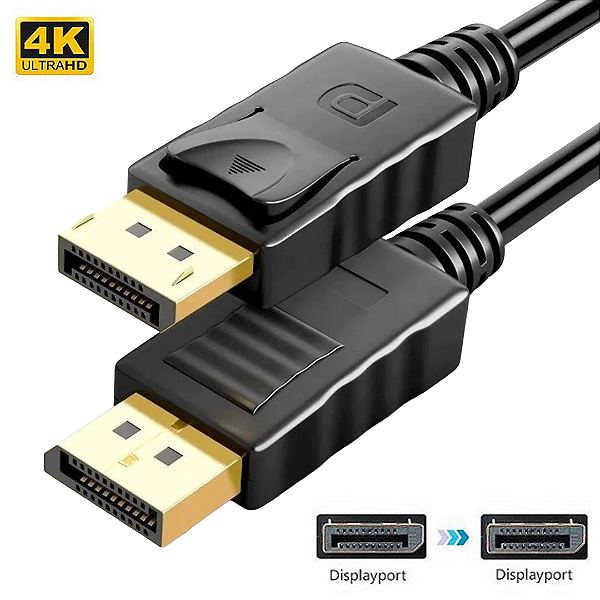 Cabo DisplayPort com 1.5 Metros Blindado 4K - Knup KP-YP5006