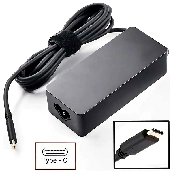 Carregador de Notebook Tipo C 65W Universal Dell HP Acer Lenovo - Knup KP-PD65A