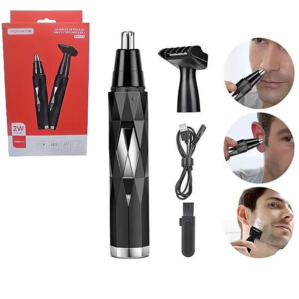 Aparador Portátil de Nariz, Ouvido e Aparador de Contorno Sem Fio - Tomate MAG-029