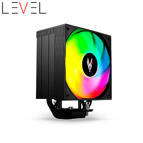 Air Cooler Gamer para Processador Hi Level EliteDark ARGB 240W TDP Intel AMD