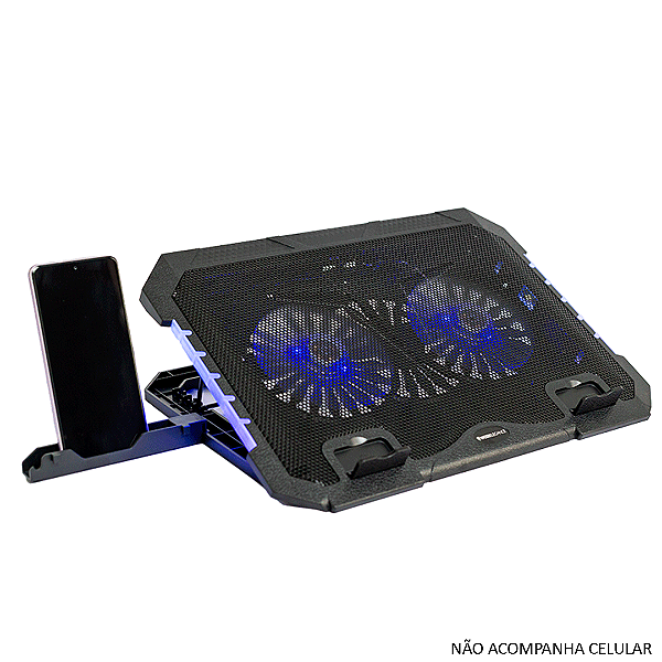 Base Suporte com Cooler para Notebook 2 Fans RGB 2USB - KrossKE-SNS90