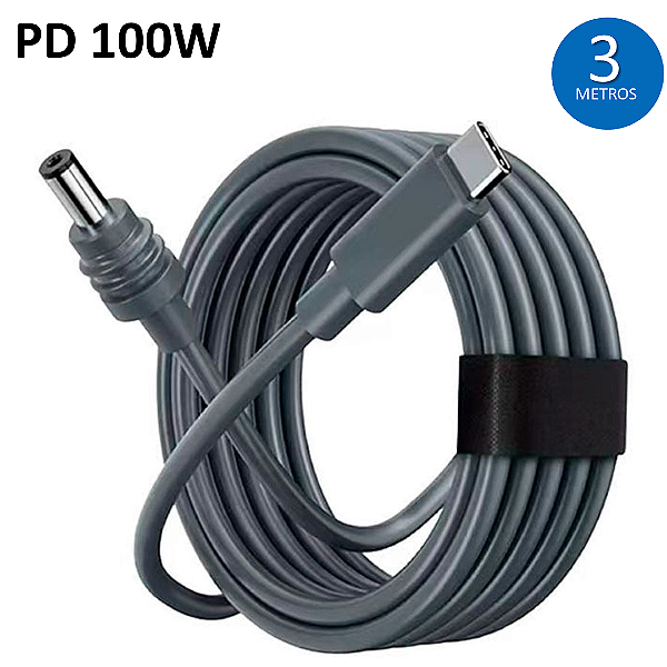 Cabo Adaptador Tipo C para Starlink Mini PD 100W com 3 metros - Alltek ATK-CB01