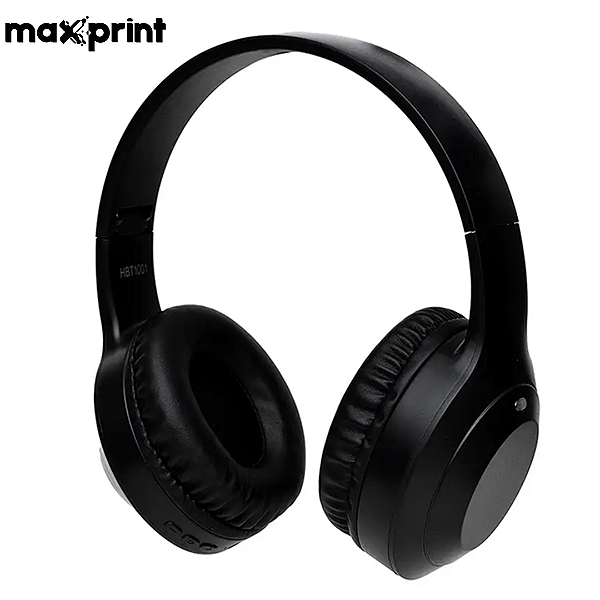 Headphone Fone de Ouvido Bluetooth 5.4 Ate 15h de Bateria Dobravel Preto - Maxprint HBT1001