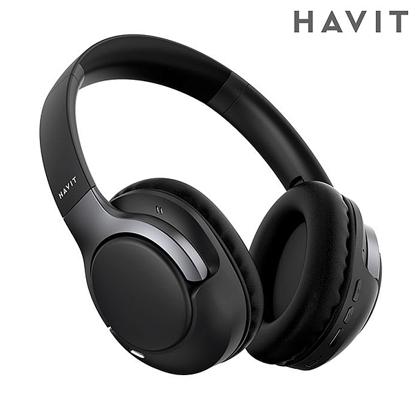 Headphone Headset Fone de Ouvido Bluetooth 6.0 Bateria Até 50h Entrada P2 Driver 40mm - Havit H638BT