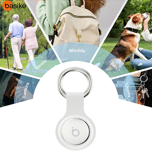 Tag Localizadora Smart Rastreador Exclusivo para iPhone (Apple Find My) - Basike BA-DW347
