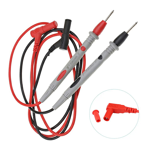 Par de Pontas de Prova para Multímetro 1000V 20A 1.5 Metro - Knup KP-YP5033