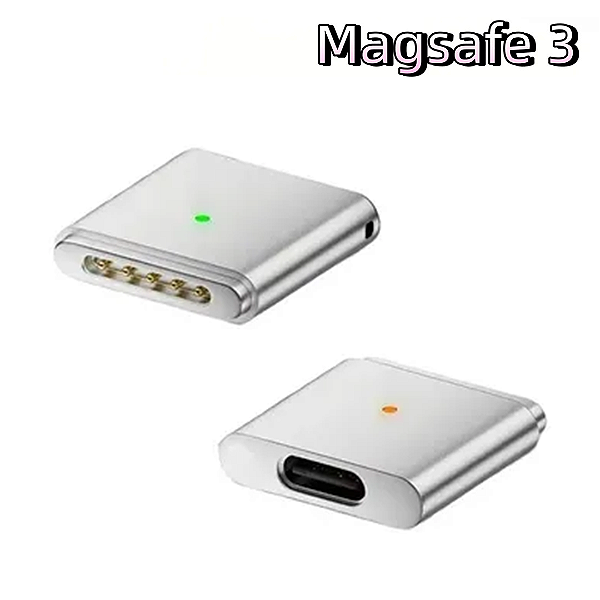 Adaptador USB-C para MagSafe 3 em Alumínio 140W PD para MacBook Air e Pro