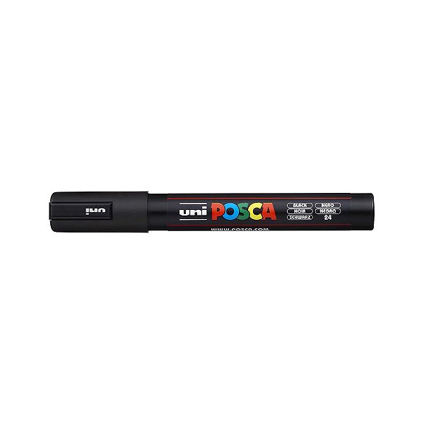 Caneta PC-5M Preta Posca
