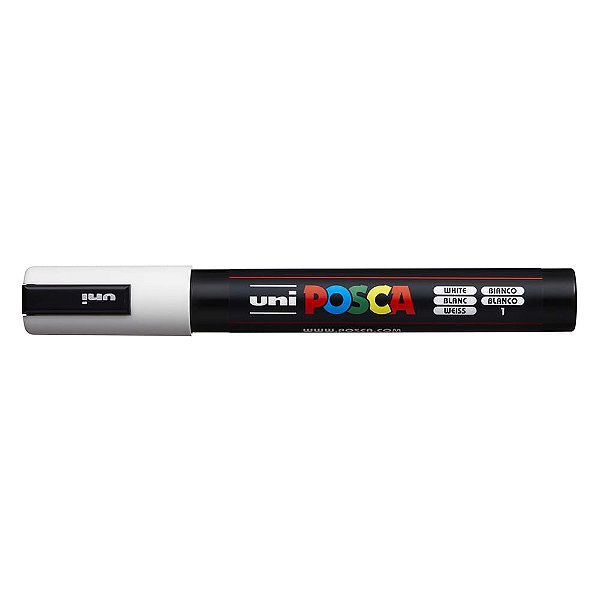 Caneta PC-5M Branca Posca