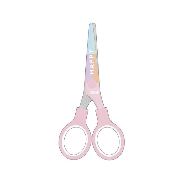 Tesoura Escolar 128mm Happy Tilibra