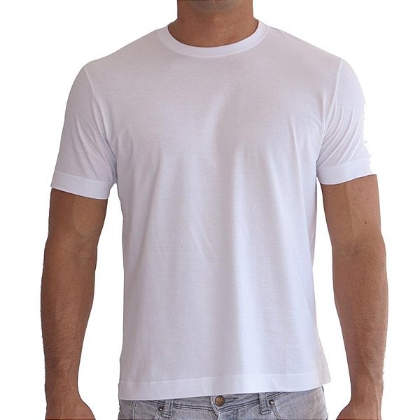 CAMISETA  BRANCA 100% POLIESTER