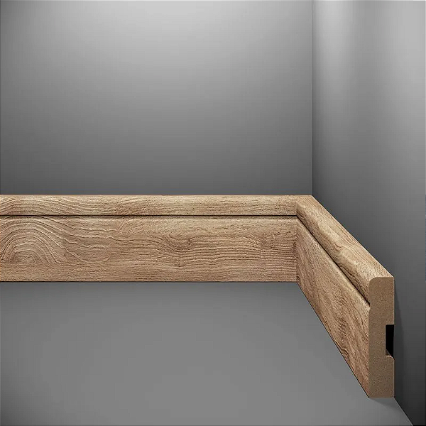 RODAPE EUCAFLOOR MDF 7CM ESTILO 9 - 2,40M