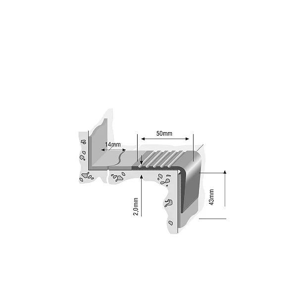 TESTEIRA TARKETT 5 X 4,3CM - 50M