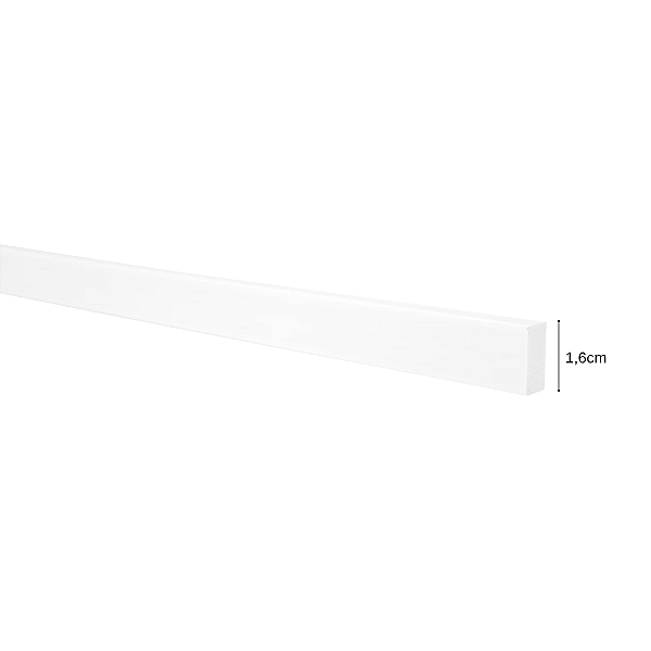 RODAMEIO BOISERIE POLIESTIRENO FINOTTATO  BRANCO 3 X 1,60 - 2,40M