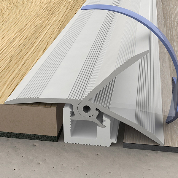 PERFIL MULTIFUNCIONAL METÁLICO QUICK STEP PRATA - 1,86M