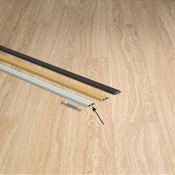 PERFIL INCIZO METÁLICO QUICK STEP PRATA - 2,70M
