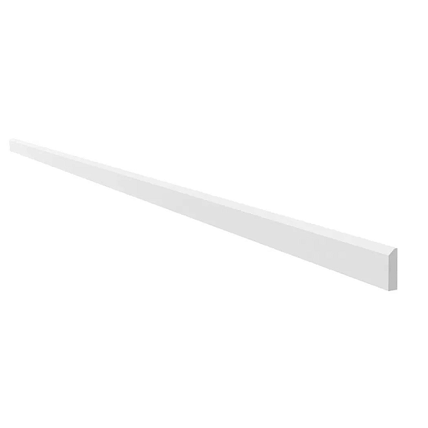 GUARNIÇÃO POLIESTIRENO GART WALLSTYL WB4G BRANCO 5CM LISO 13MM - 2,44M