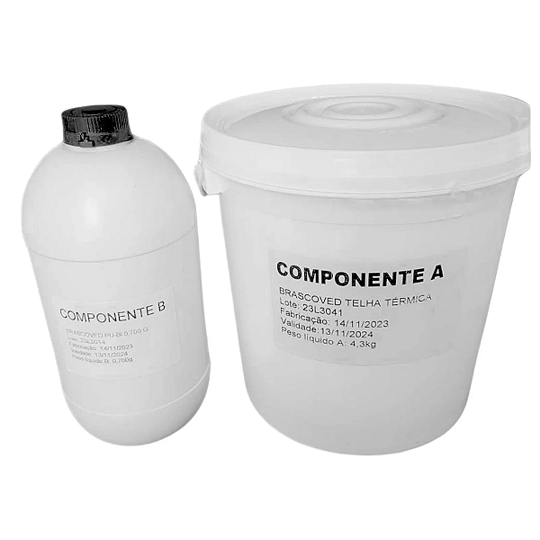 COLA BI-COMPONENTE PARA GRAMA (TELHA TERMICA BRASCOLA 5KGS)