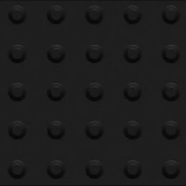 DEMARCACAO TATIL ALERTA PRETO KAPAZI 25CM X 25CM 16PÇS - 1M²