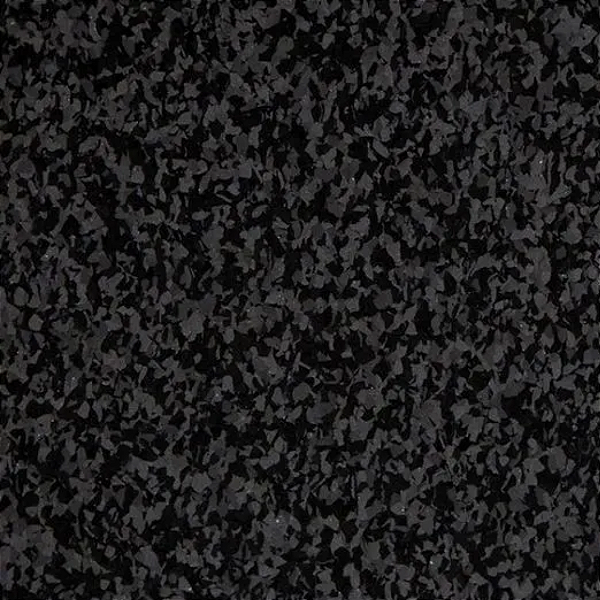 PISO EMBORRACHADO KAPAZI RUBBERKAP 5MM PRETO COM CINZA 1M X 10M - 10M²