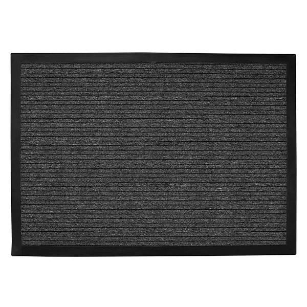 TAPETE DUO 70CM X 100CM PRETO COM BORDA