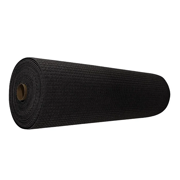 TAPETE WATERKAP EM ROLO 7MM KAPAZI 1,20M X 18M PRETO - 21,6M²