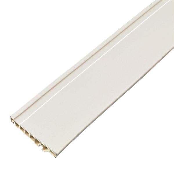 RODAPÉ DE PVC ARKHÉ BRANCO 10CM FRISADO 15MM - 2M