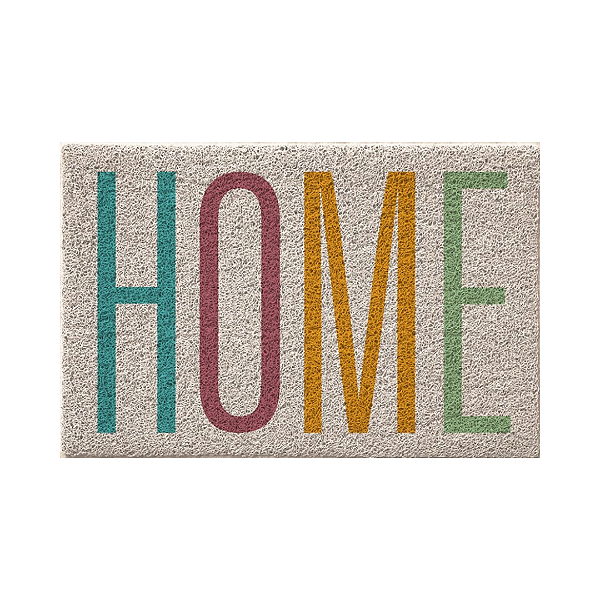 CAPACHO VINÍLICO ESTAMPADO HOME 60X40CM