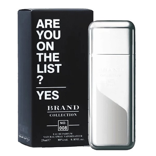 Brand Collection Nº 008 EDP 25ml Masculino