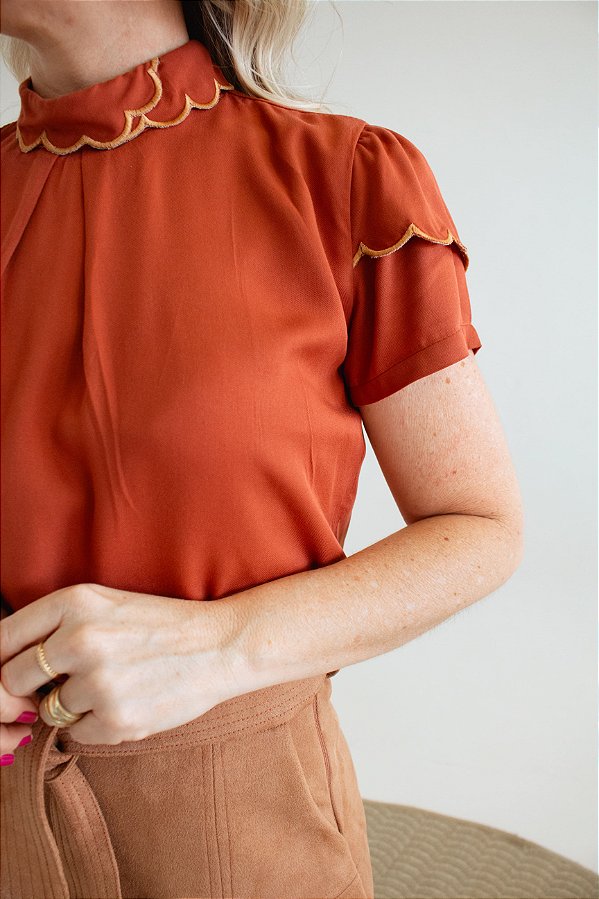Blusa Doçura Terracota