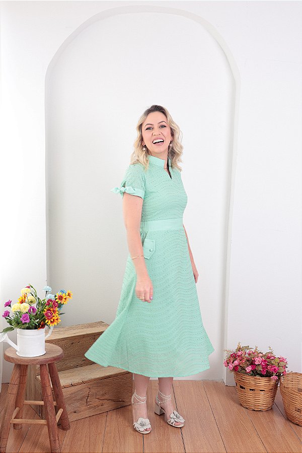 Vestido Camélia Verde