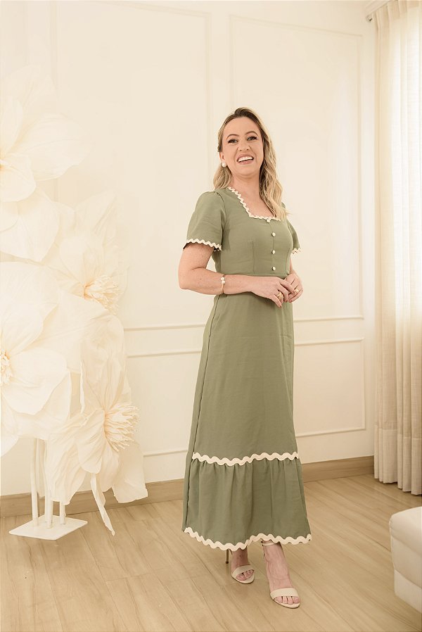 Vestido Lotus Verde
