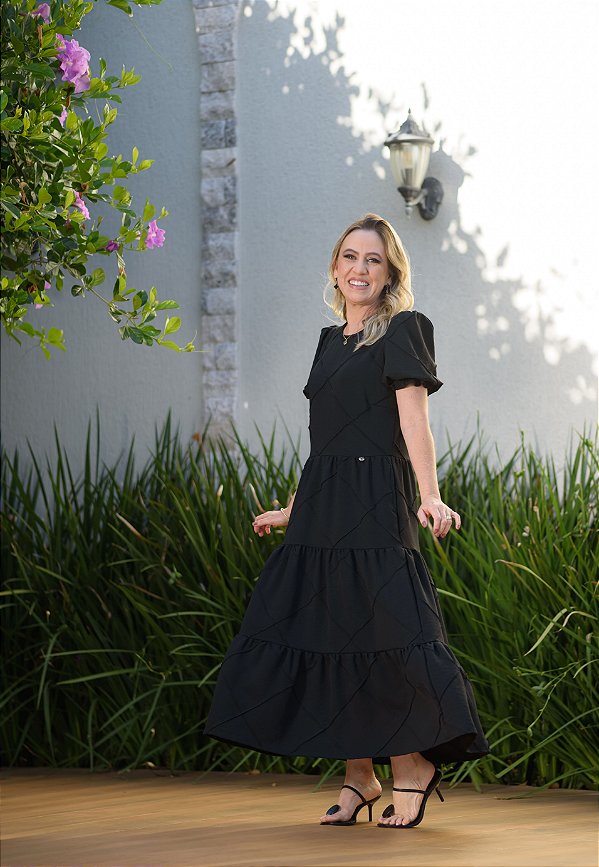 Vestido Cora Preto