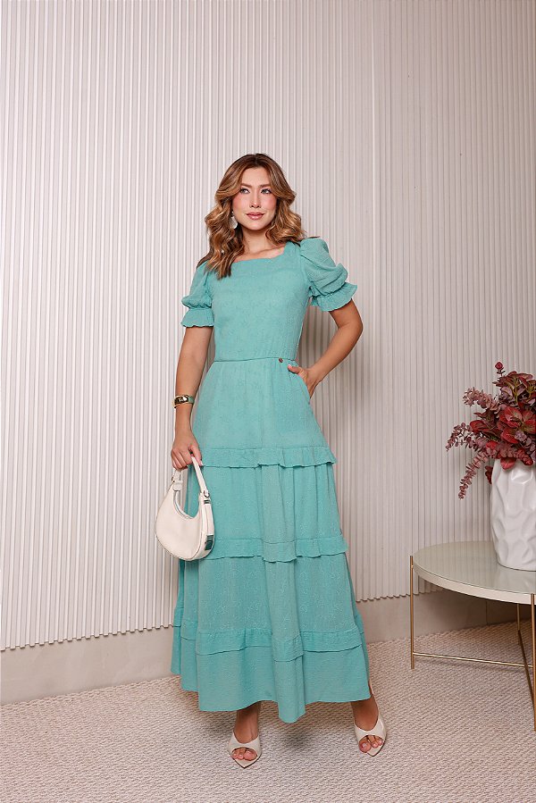 Vestido Amalia Turquesa