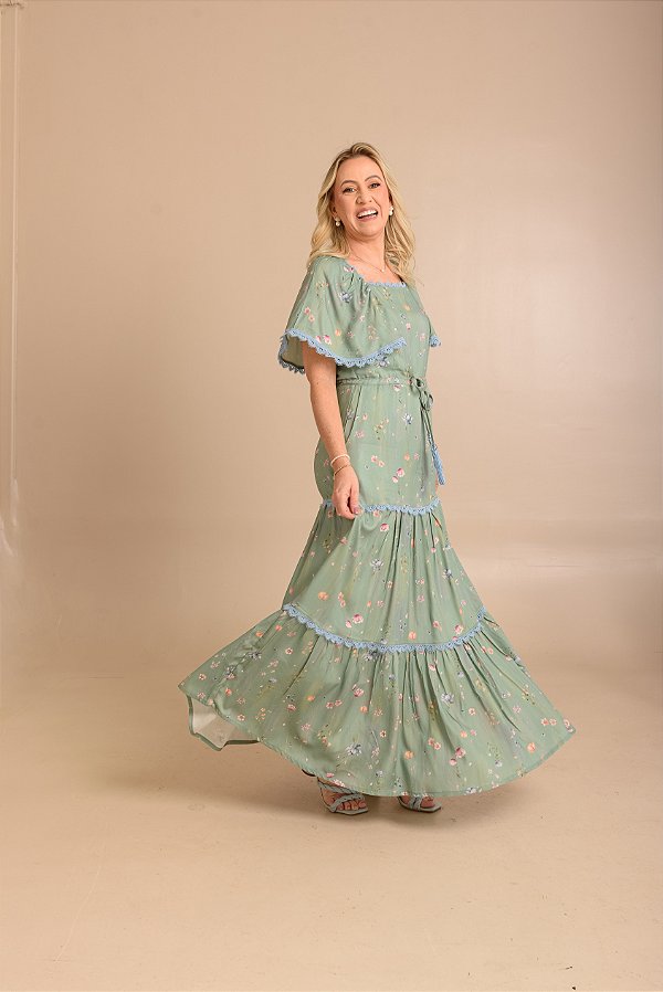 Vestido Helena Verde
