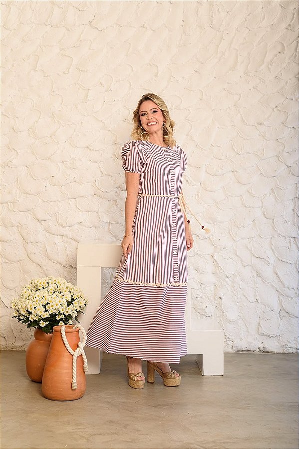 Vestido Capri Marsala
