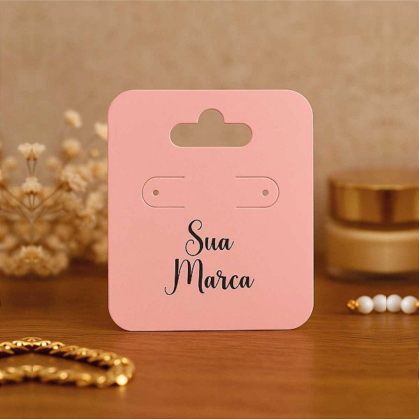 Cartela Personalizada para Joias Modelo para Brincos 1.000 und.