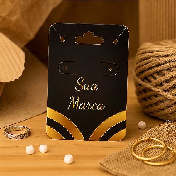 Tag Personalizada para Bijuterias Modelo Colar e Brinco 1.000 und.