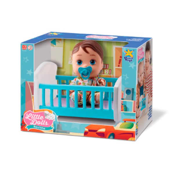 Boneco Little Dolls Bercinho Menino Diver Toys