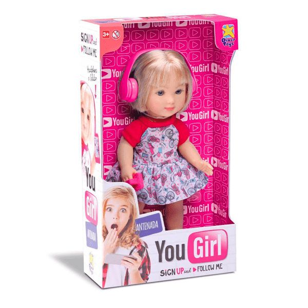 Boneca Youtuber You Girl Antenada Diver Toys