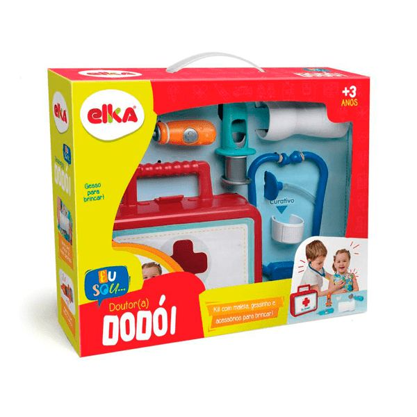 Maleta Médica Infantil Doutor(a) Dodói Elka